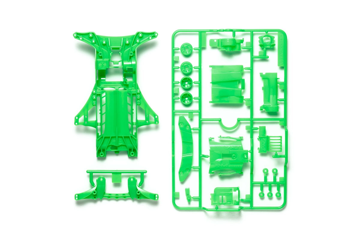 Tamiya JR FM-A Fluorescent Chassis, Green 95476