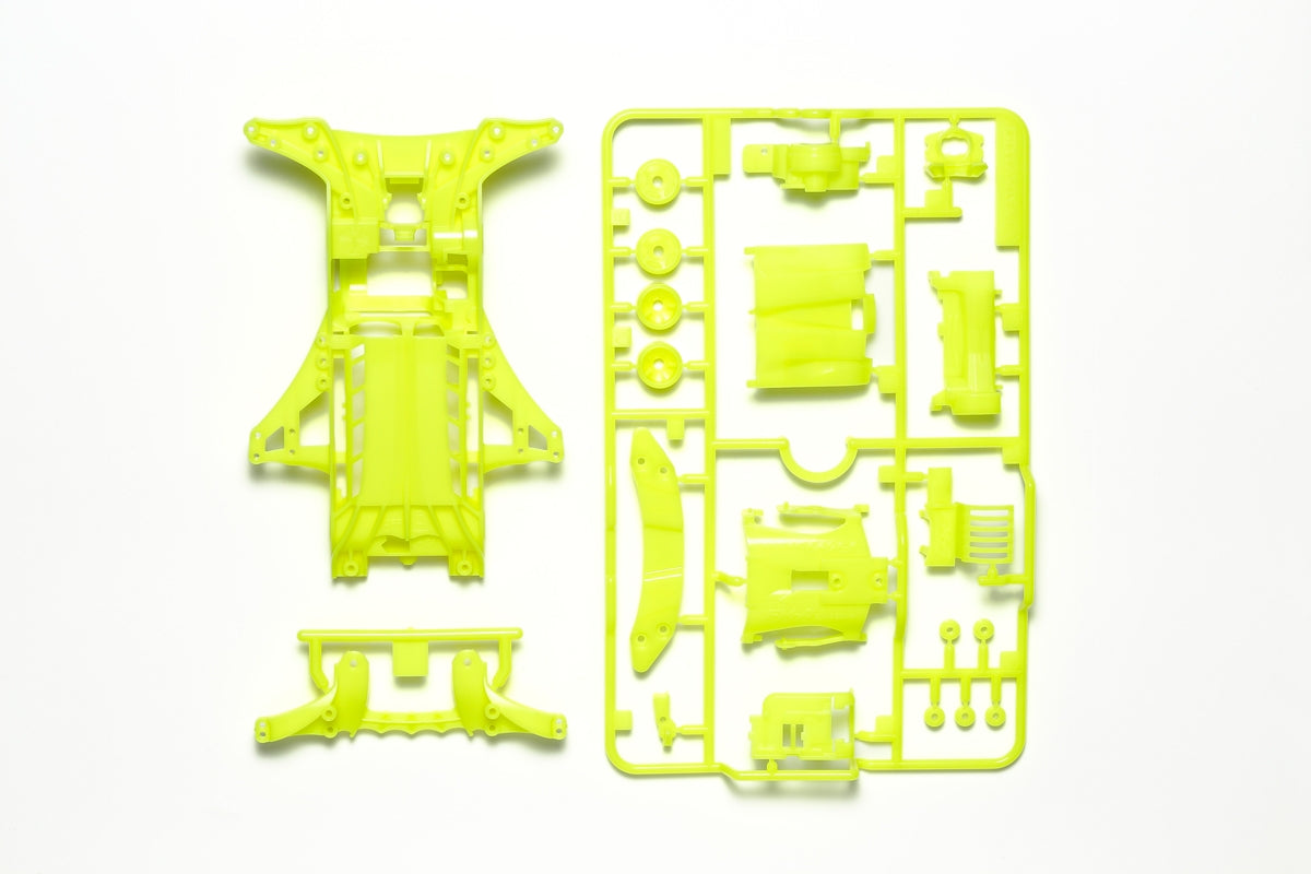 Tamiya JR Fluorescent Chassis Set, FM-A (Yellow) 95494