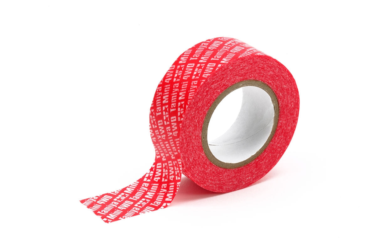 Tamiya JR Mini 4WD Multipurpose Tape, 20mm Width/Red 95554