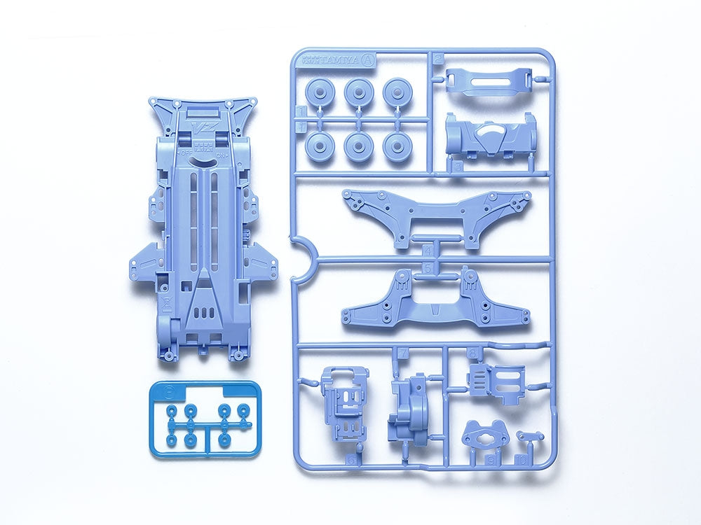 Tamiya JR VZ Chassis Set, Pastel Blue  95629