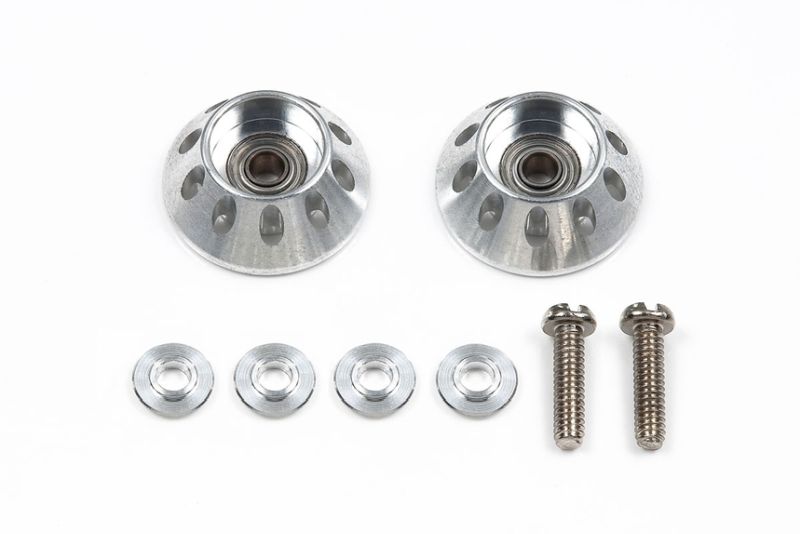 Tamiya JR HG Lightweight 13mm Tapered Aluminum Ball-Race Rollers 95683