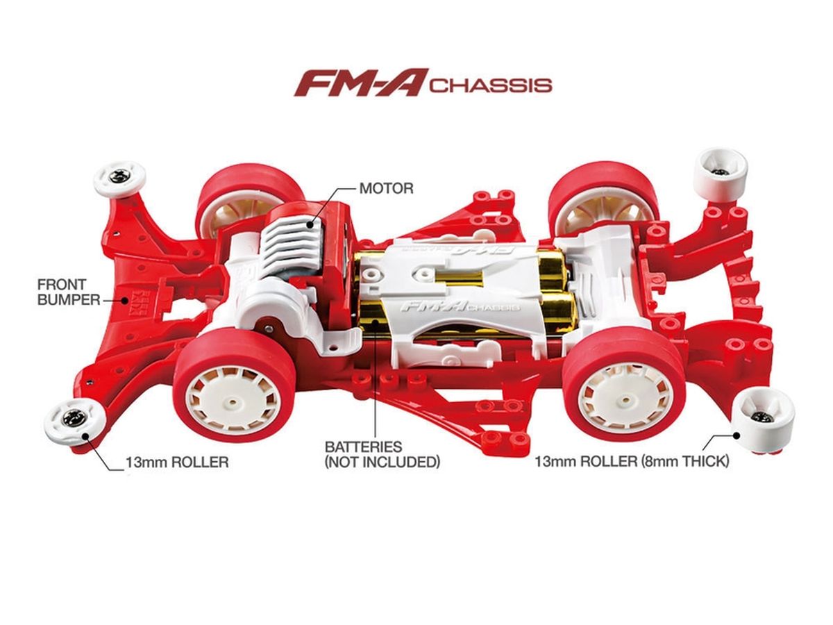 Tamiya Mini 4WD New Year's Edition Year of the Sheep 2027 FM-A Chassis – Limited Kit with Painted Sheep Racer Figure