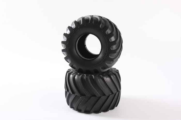 Tamiya All-Traction Utility Rubber V-Tread (Chevron) Tires (2)