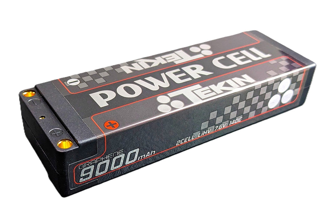 Tekin 2S HV 9000mAh 140C Stick 5mm Bullets Graphene LiPo TT1621