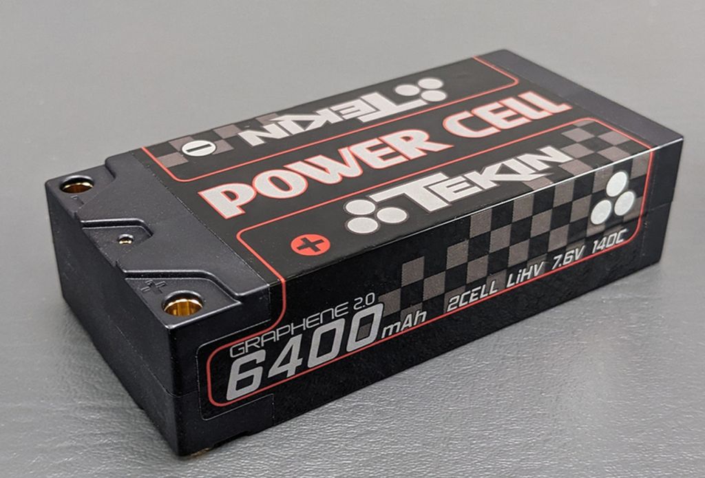 Tekin 2S HV 7.6V 6400mAh 140C Shorty 5mm Bullets TT1627