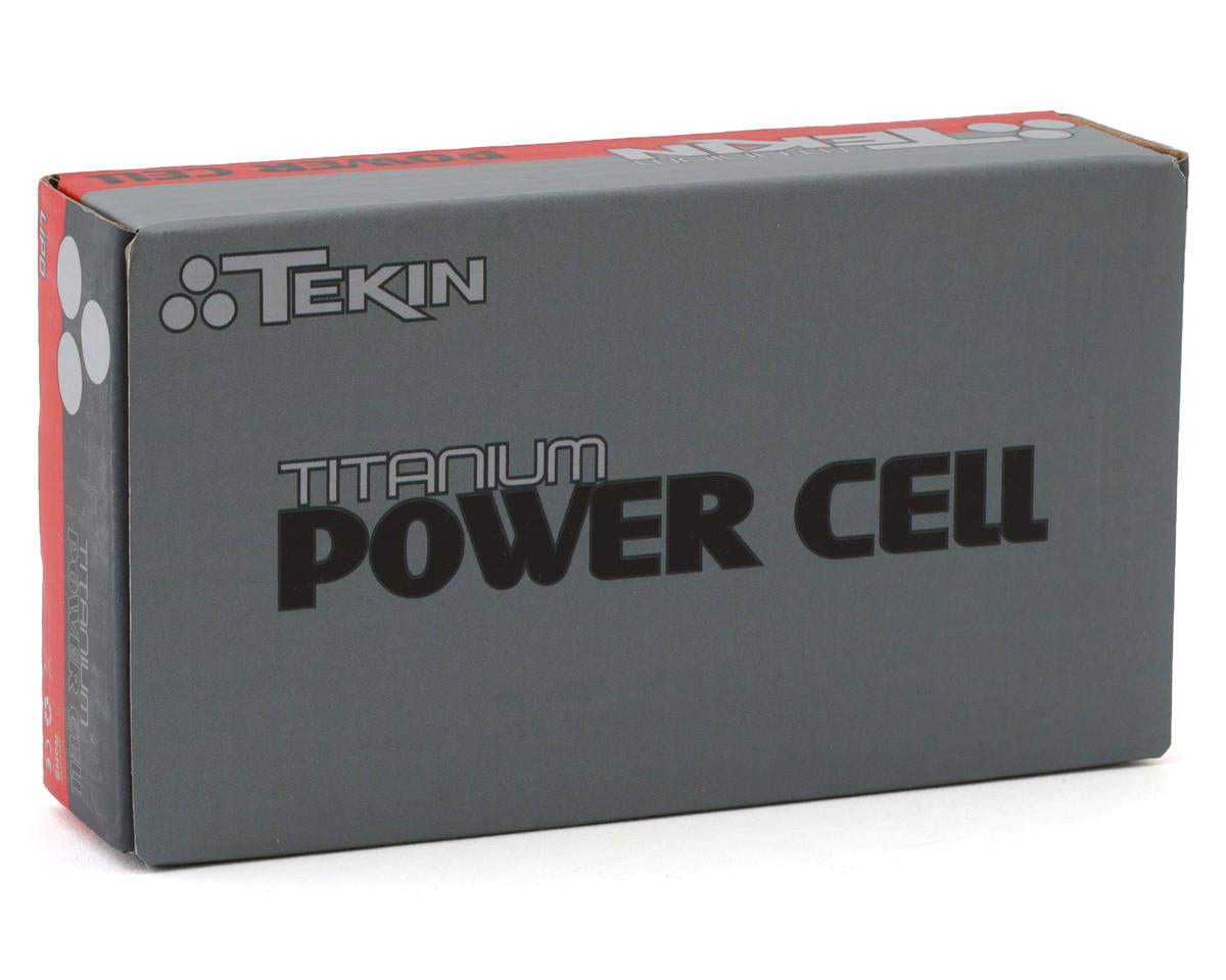 Tekin Titanium Power Cell 2S Shorty LiPo Battery 160C (7.4V/4400mAh) w/5mm Bullets TT1652