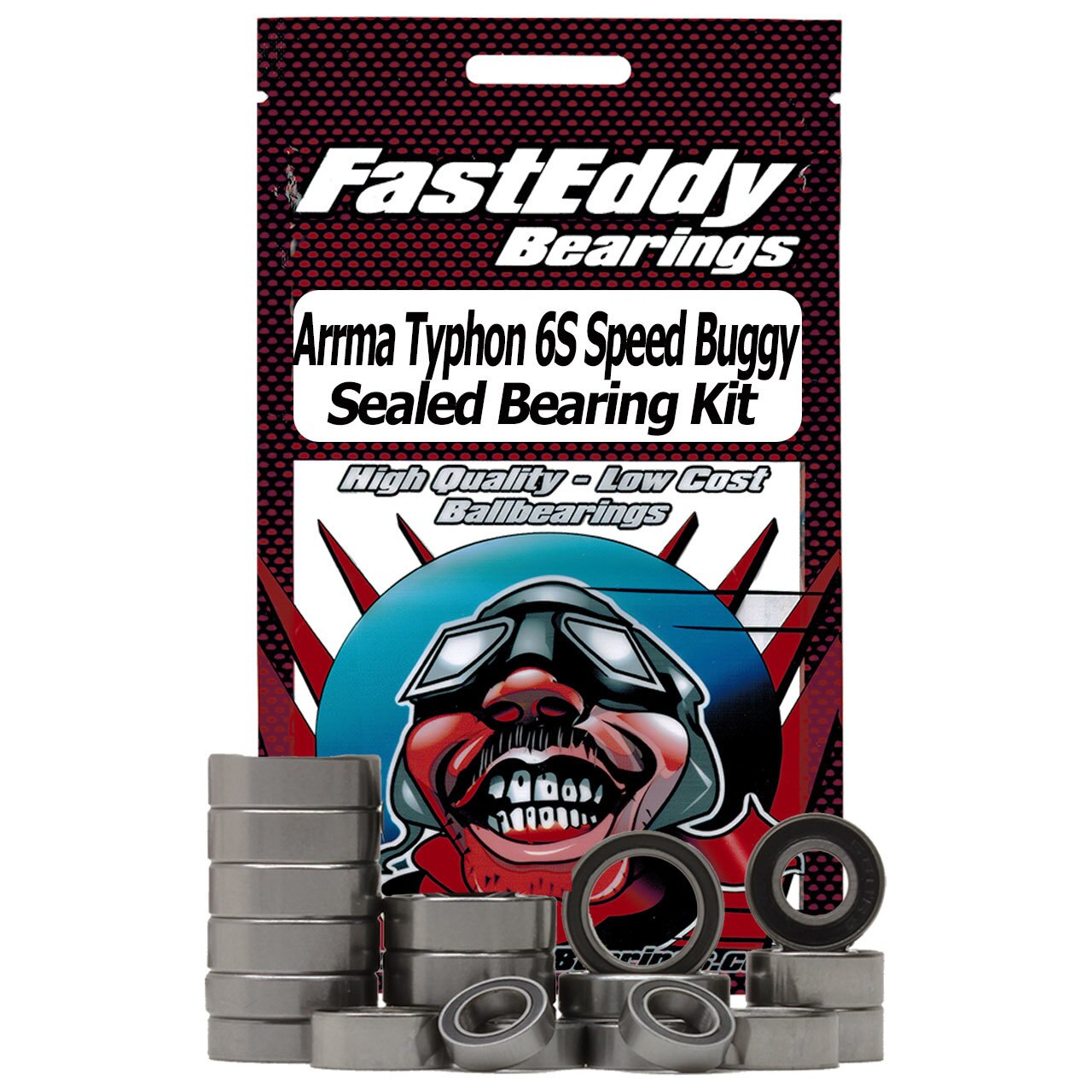 Team FastEddy Arrma Typhon 6S Speed Buggy Sealed Bearing Kit