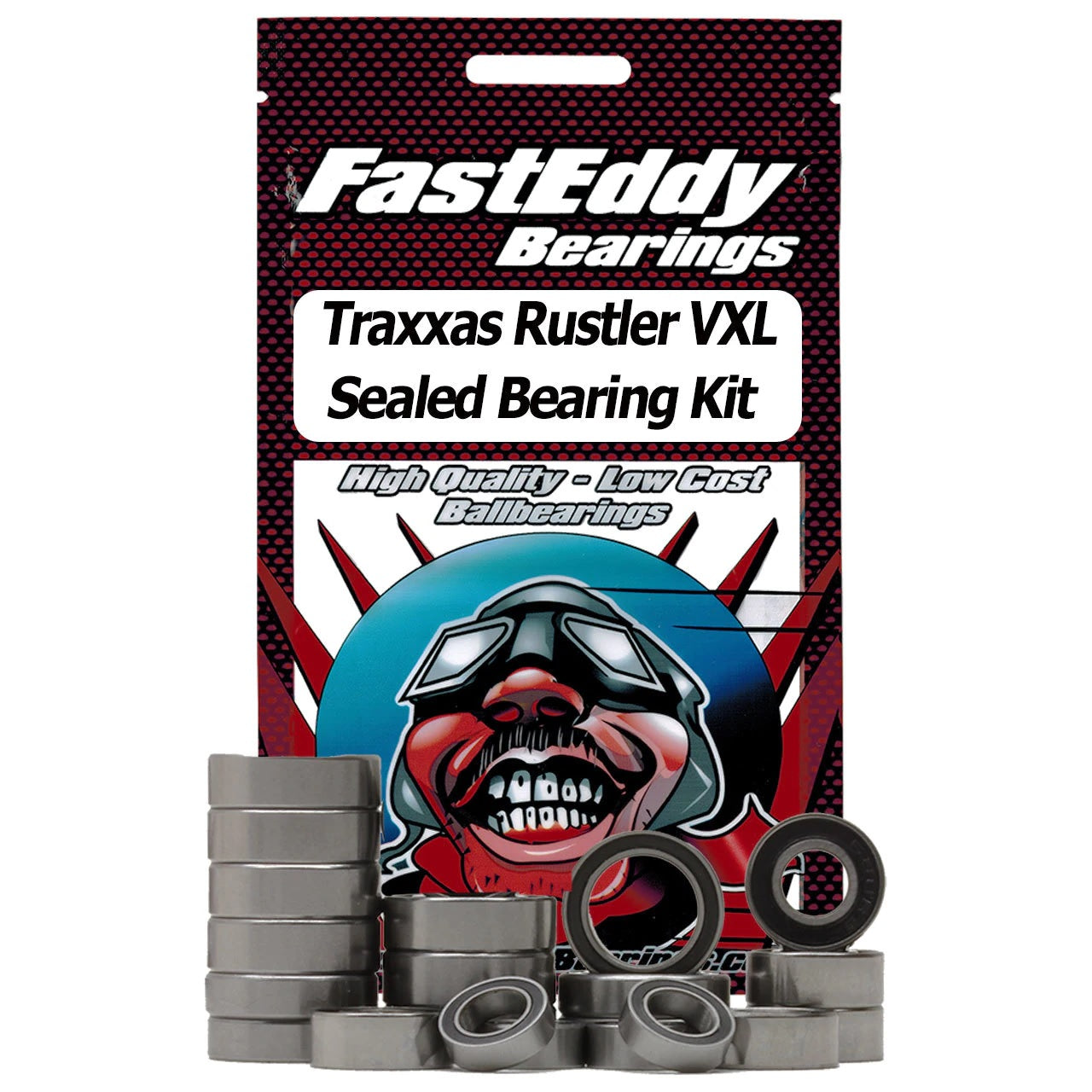 Team FastEddy Sealed Bearing Kit for Traxxas Rustler VXL 2WD 1/10 Stadium Truck