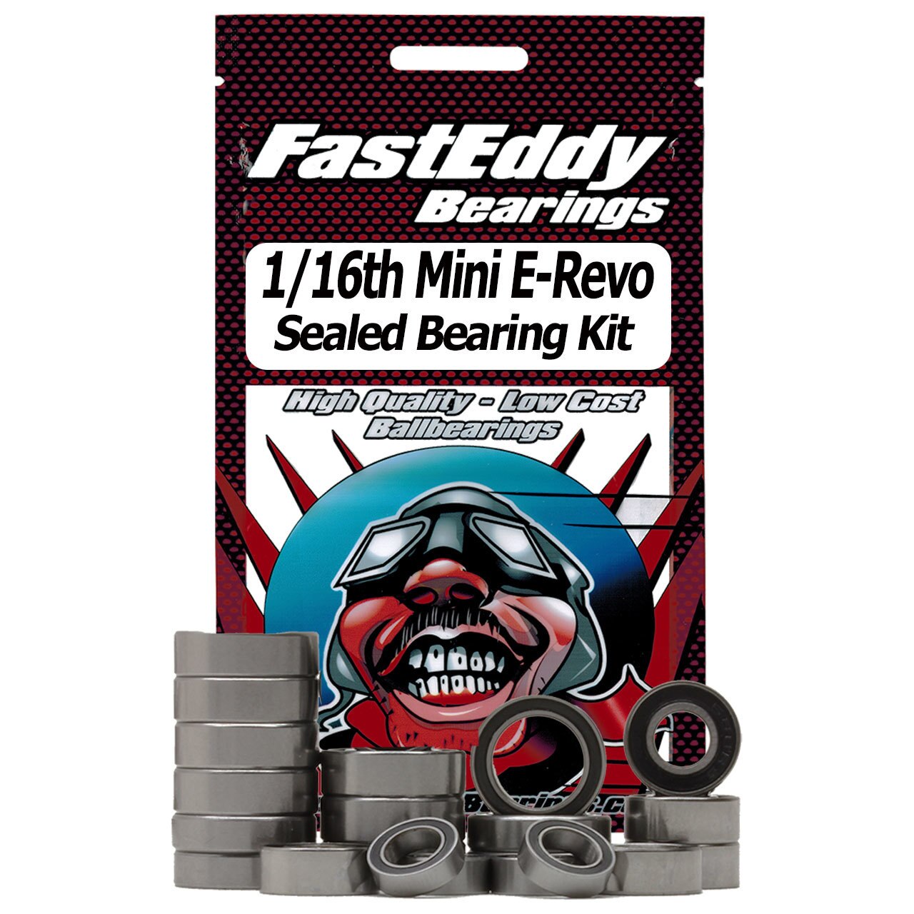 Team FastEddy Sealed Bearing Kit for Traxxas Mini E-Revo 1/16 Monster Truck