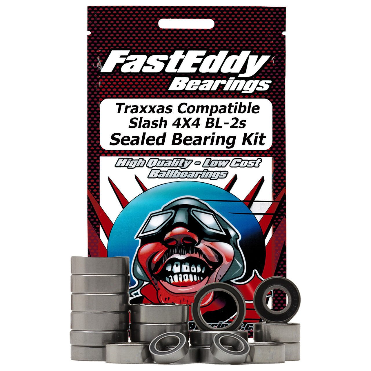 Team FastEddy Traxxas Compatible Slash 4x4 BL-2s Sealed Bearing Kit 8882