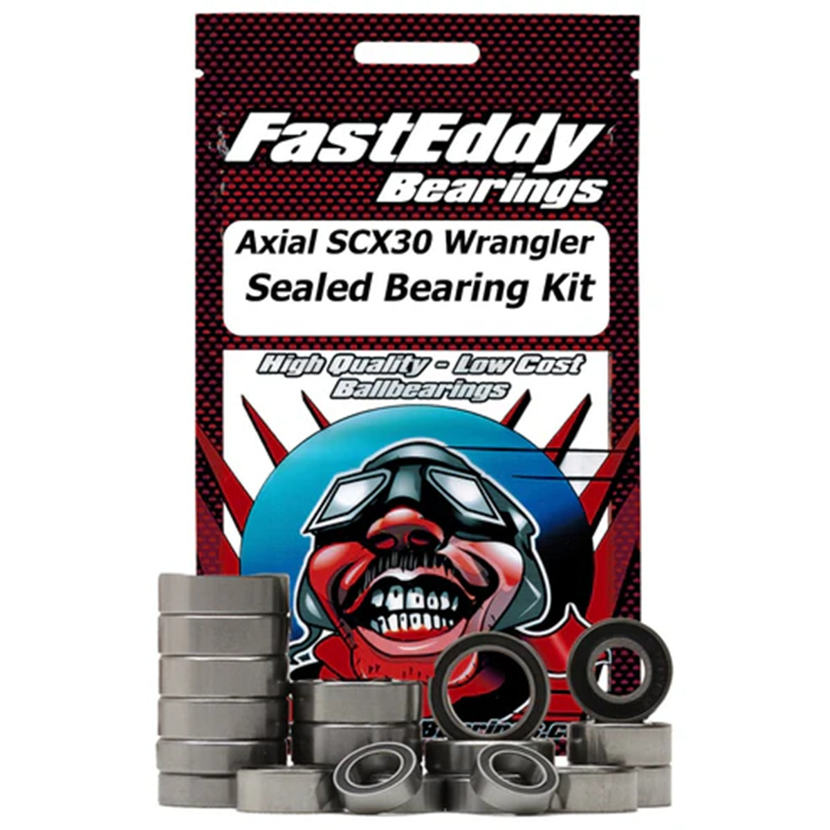 Team FastEddy Sealed Bearing Kit for Axial SCX24 Wrangler 1/24 RC Crawler