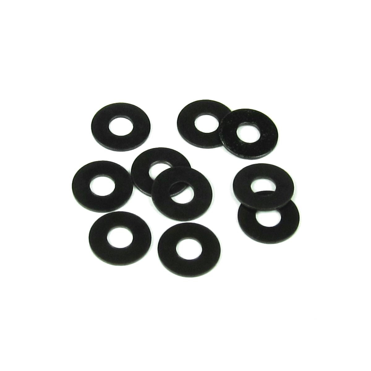 Tekno RC M3x8mm Washers, Black, 10pcs