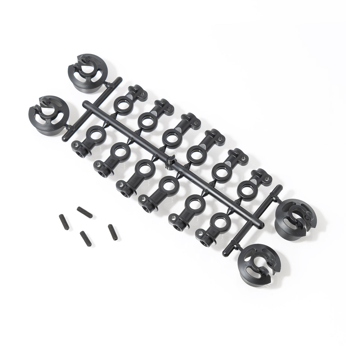 Tekno RC TKR6140D Shock Rod End & Spring Perch Set