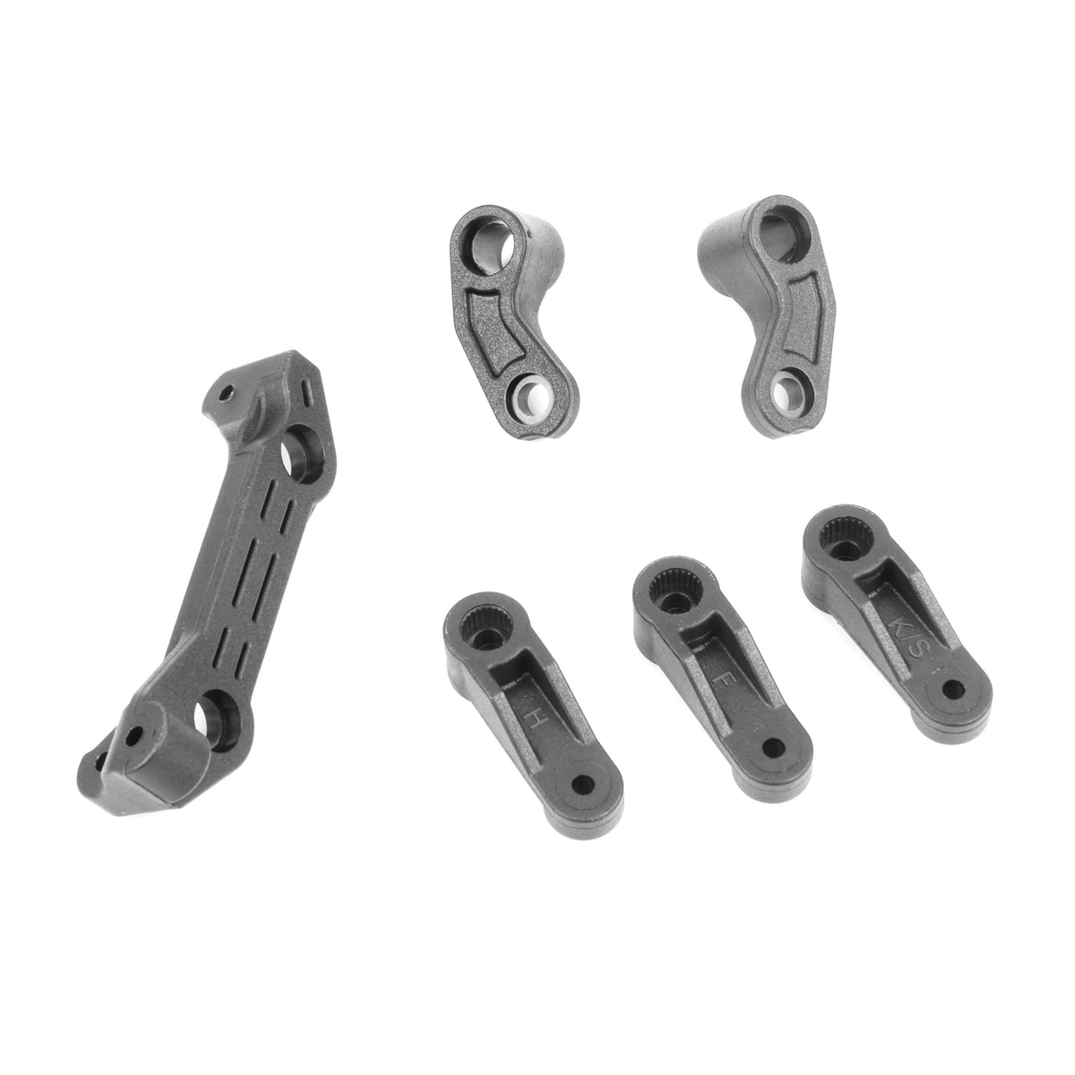 Tekno RC EB410.2 Bell Cranks, Servo Horns & Ackerman Plate
