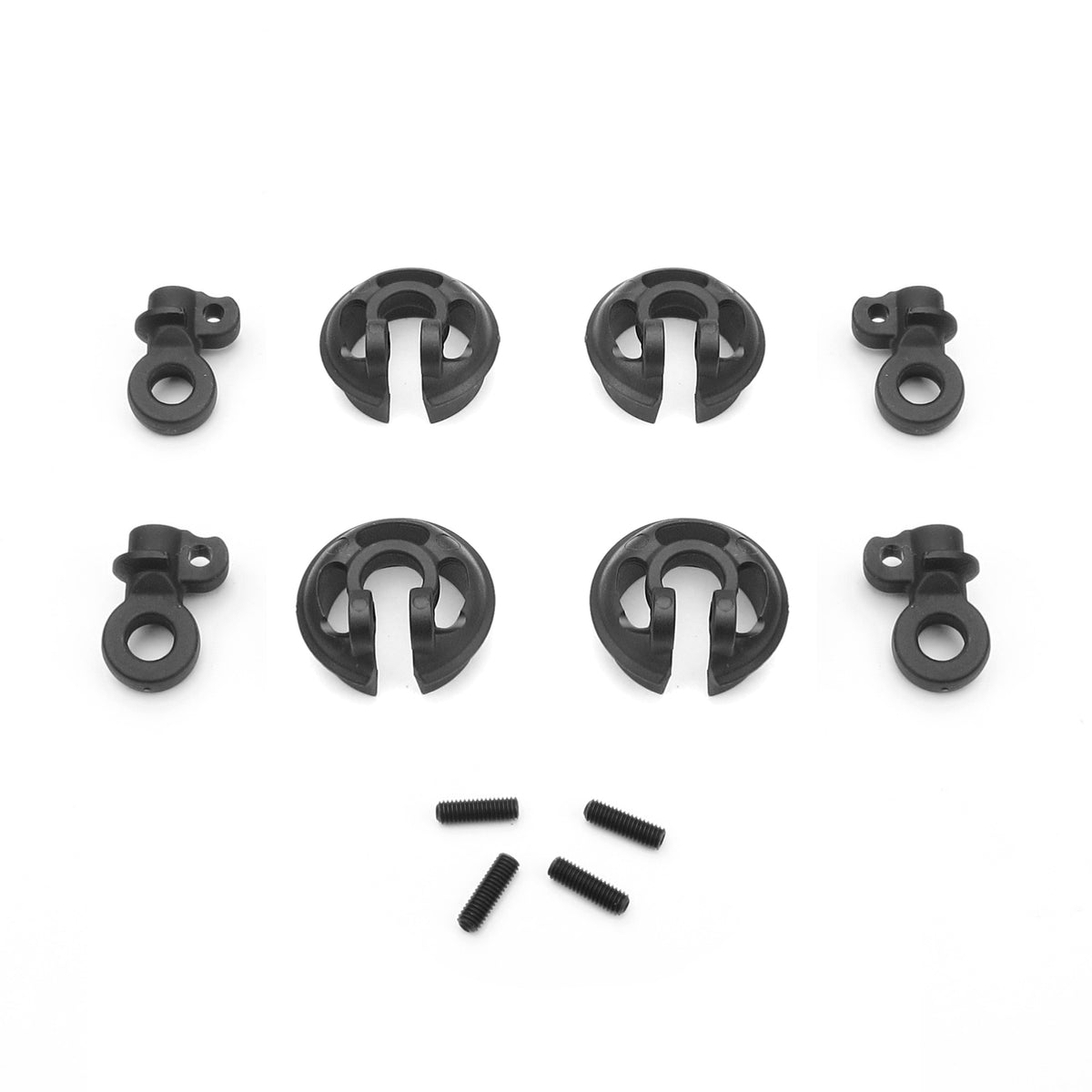 Tekno RC Locking Shock Rod End & Spring Perch Set TKR6701