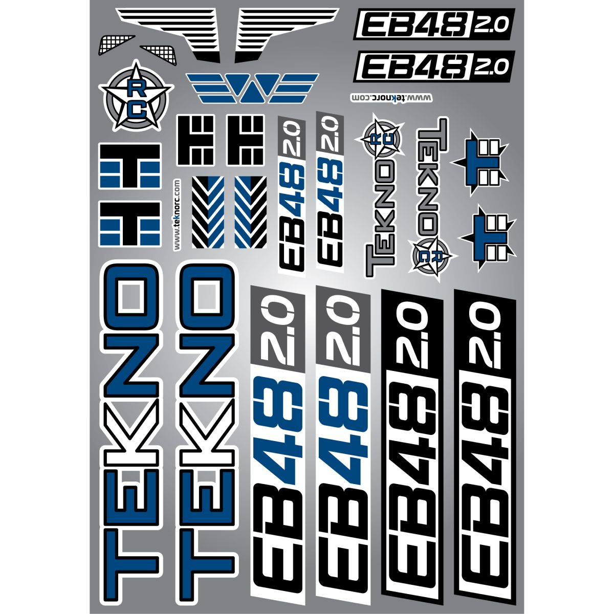 Tekno RC EB48 2.0 Decal Sheet