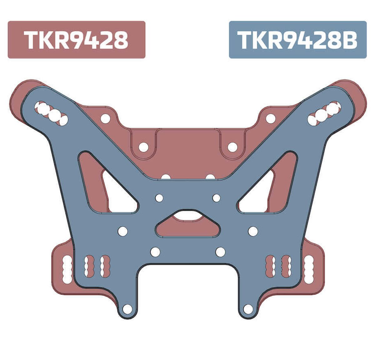 Tekno RC Lightened Front Shock Tower - image 2