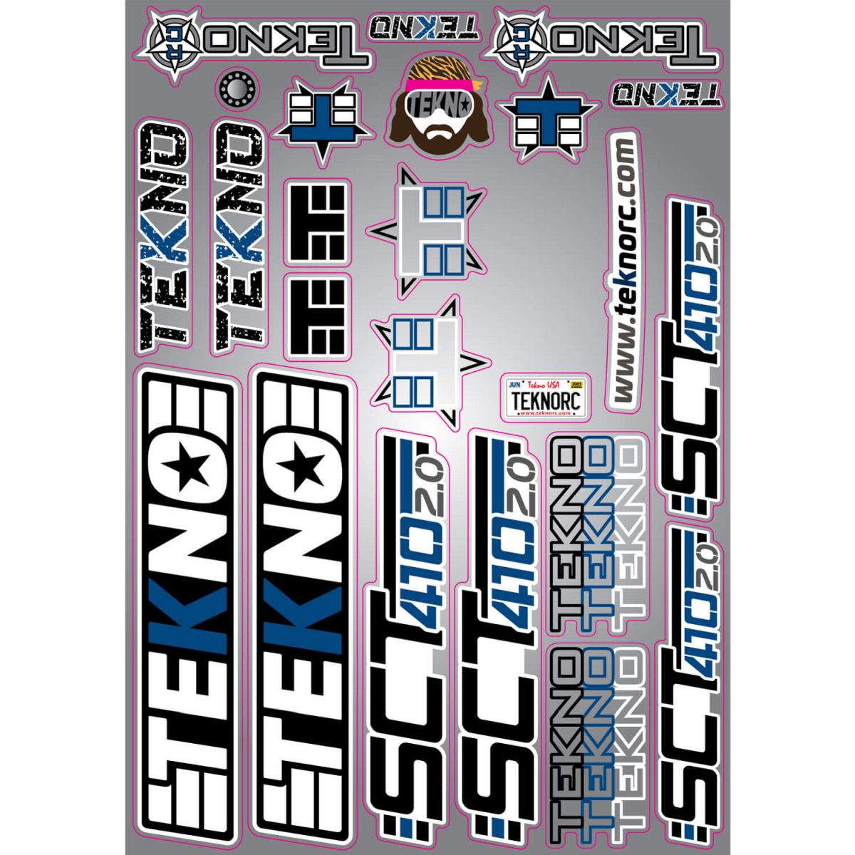 Tekno RC SCT410 2.0 Decal Sheet