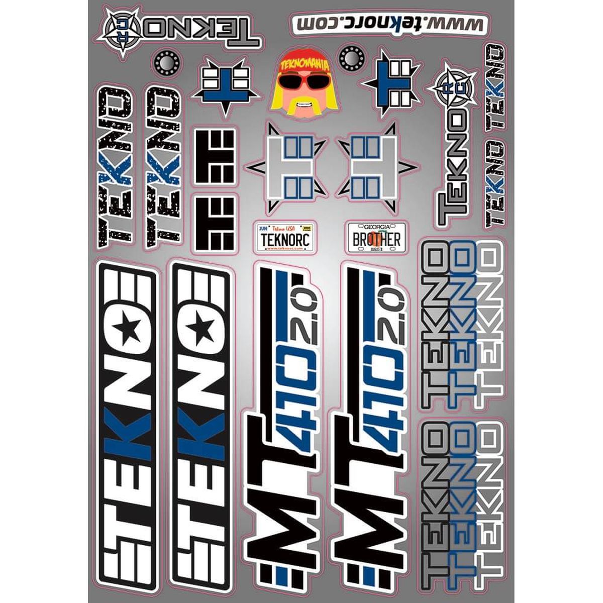 Tekno RC MT410 2.0 Decal Sheet