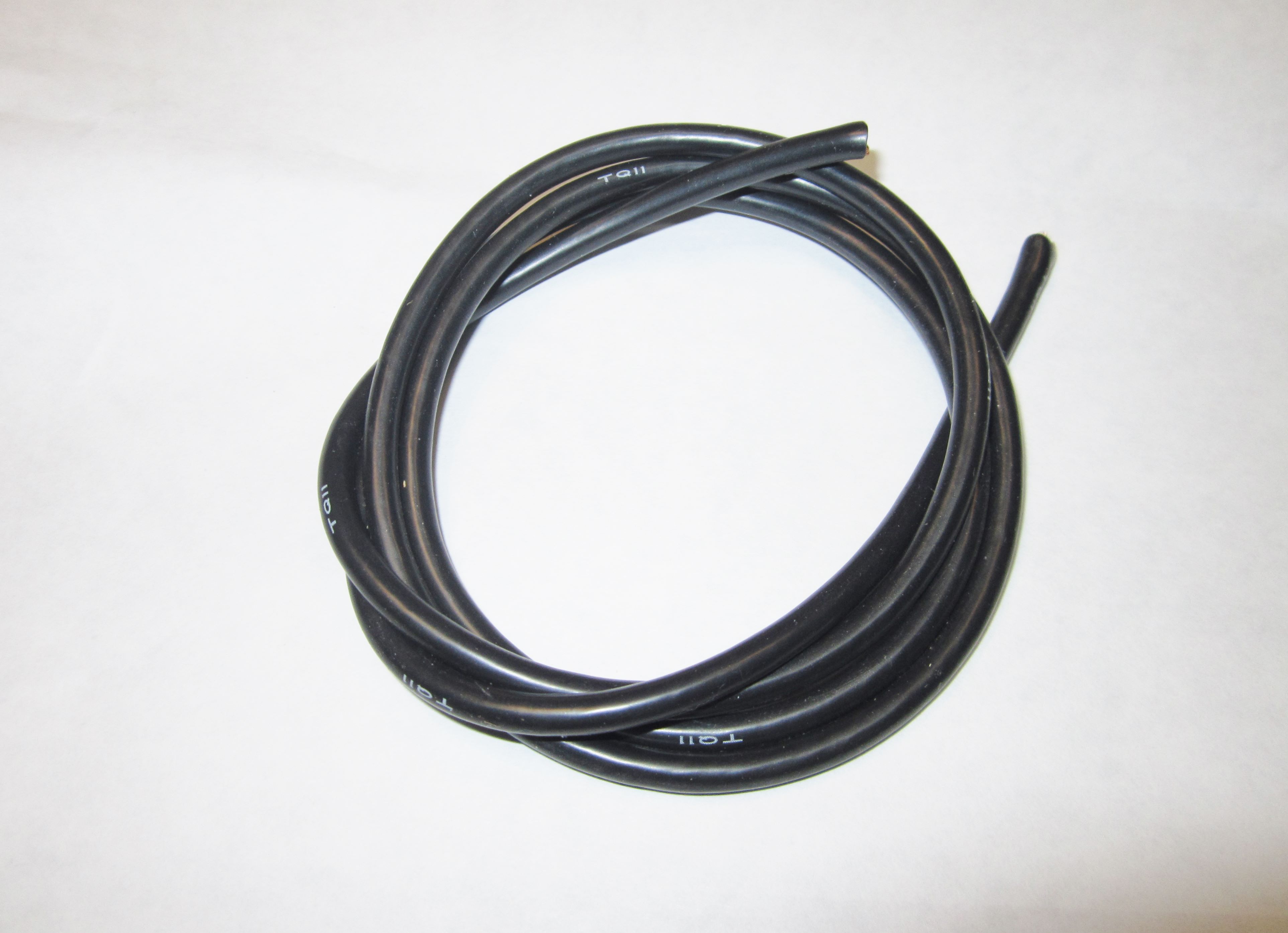 TQ Wire 11 Gauge Super Flexible Wire- 3' Black 1113