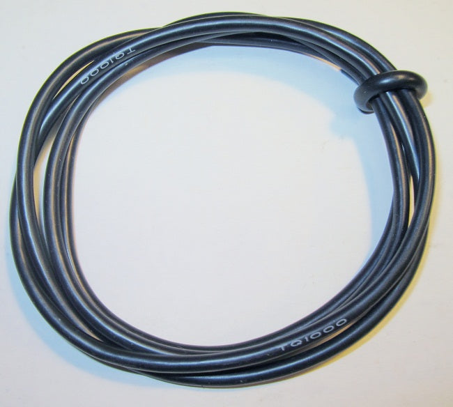 TQ Wire 14 Gauge 1000 Strand Super Flexible Wire- 3' Black 1431