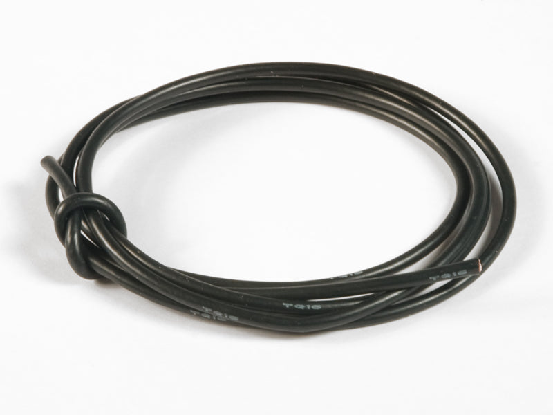 TQ Wire 16 Gauge Super Flexible Wire- Black 3' 1631