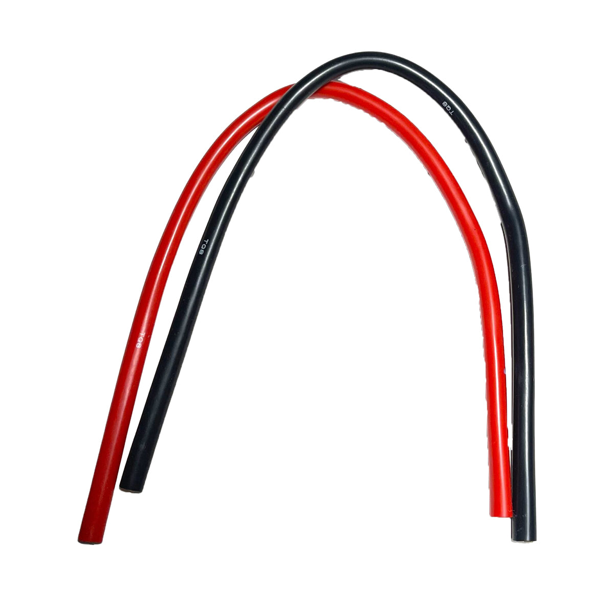 TQ Wire TQ 8 Gauge Wiring Kit 1' Black and 1' Red 802