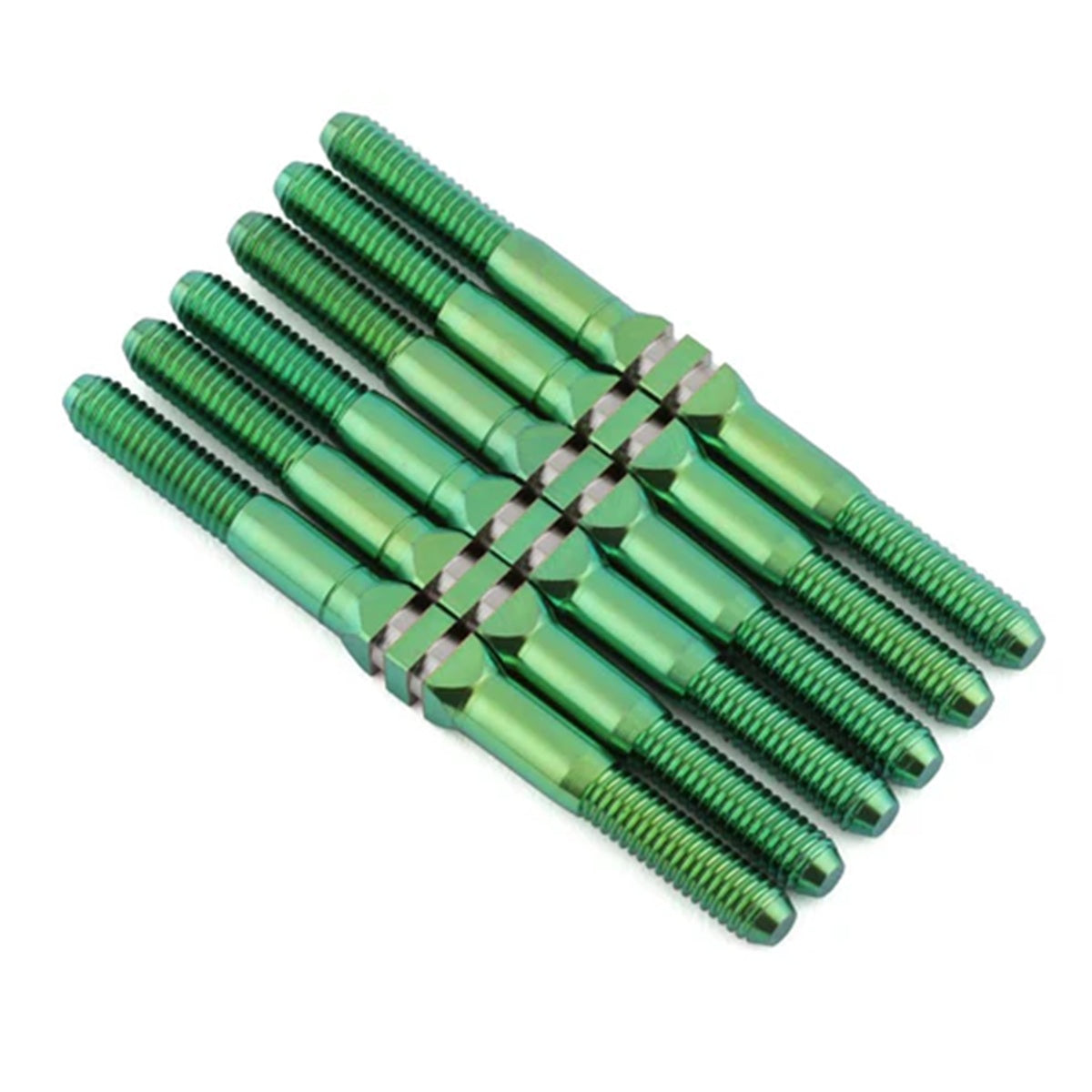 Whitz Racing Products Team Associated B7.1 HyperMax Titanium Turnbuckle, Green RC Upgrade Part