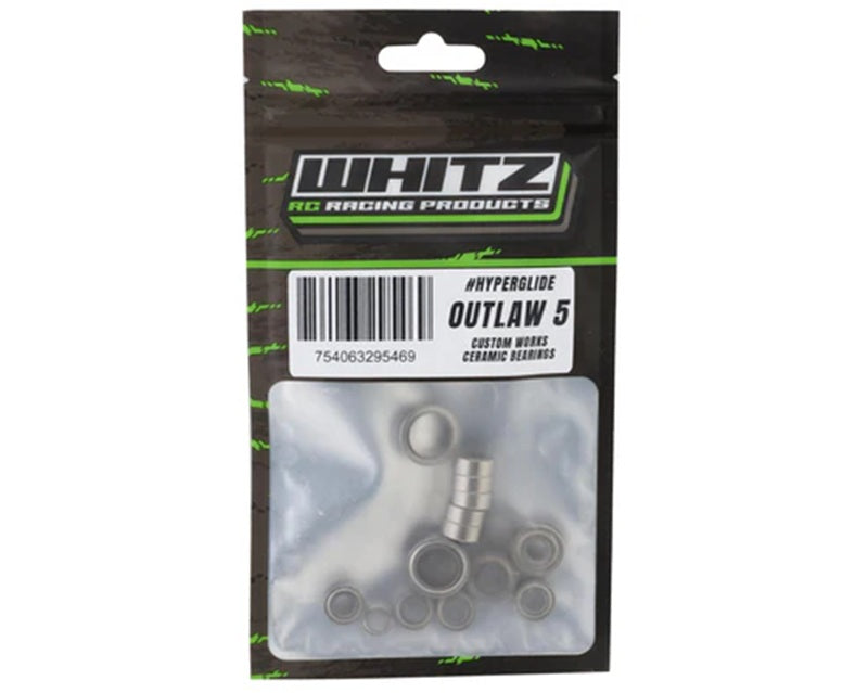 Whitz Racing Products Custom Works Outlaw 5 HyperGlide Bearings - Full Kit RC Upgrade Part