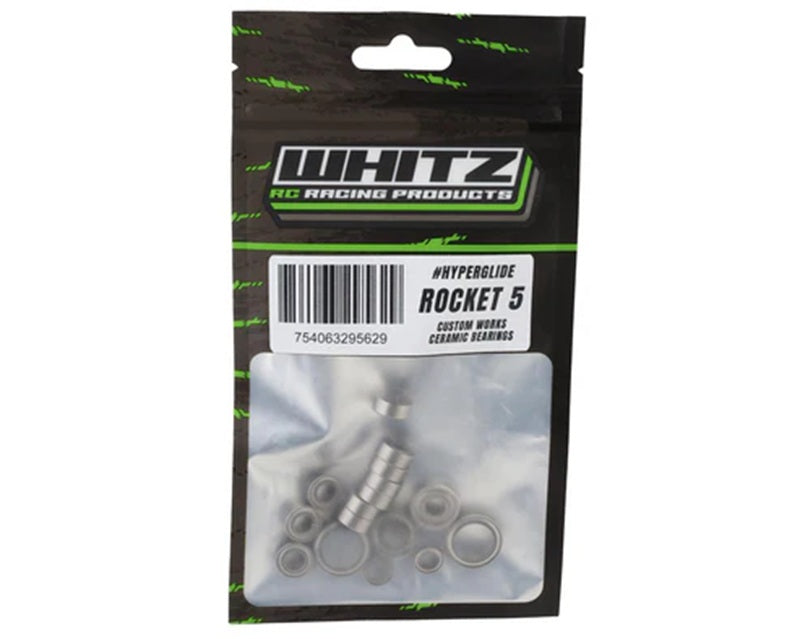 Whitz Racing Products Custom Works Rocket 5 HyperGlide Bearings - Full Kit RC Upgrade Part