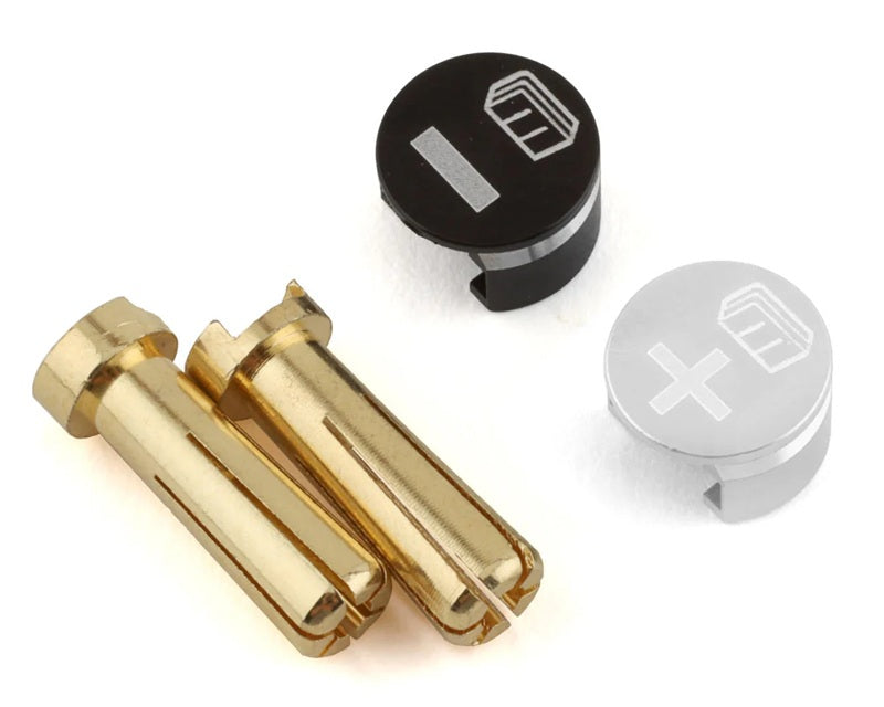 Whitz Racing Products Battery Grabs & Bullet Connectors (5MM)(Silver)