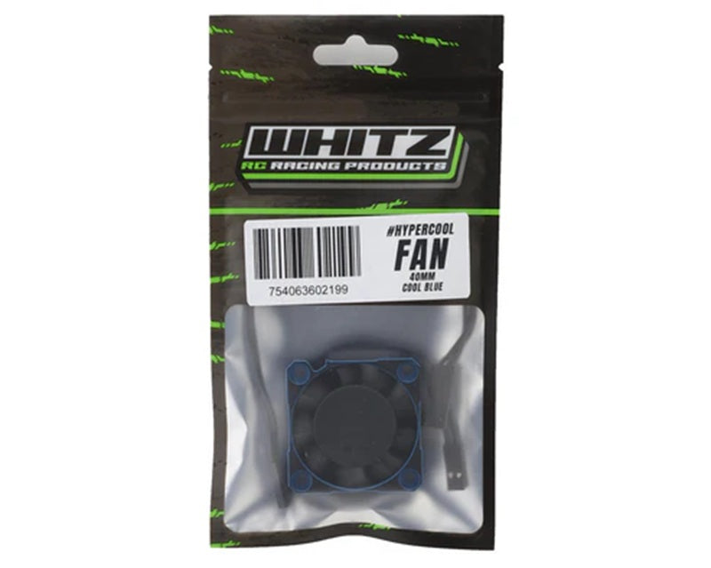 Whitz Racing Products HyperCool Aluminum Cooling Fan - 40mm - Cool Blue
