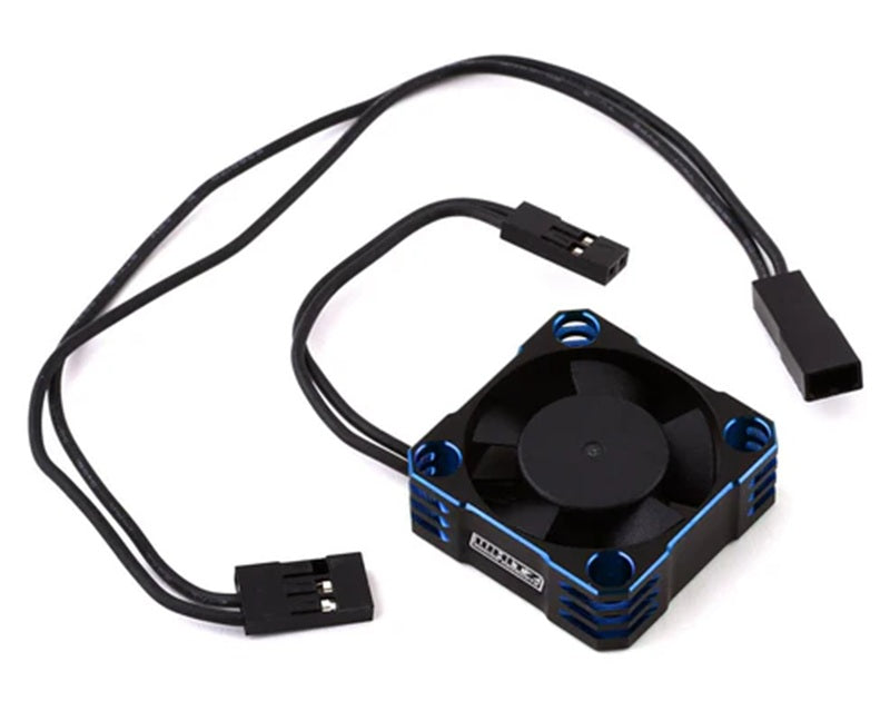 Whitz Racing Products HyperCool Aluminum Cooling Fan - 30mm - Cool Blue