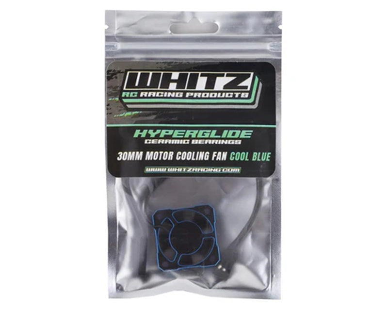 Whitz Racing Products HyperCool Aluminum Cooling Fan - 30mm - Cool Blue