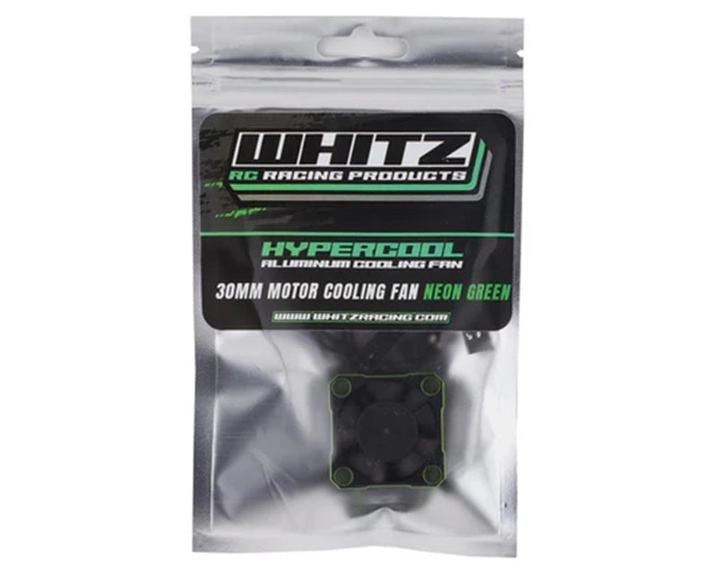 Whitz Racing Products HyperCool Aluminum Cooling Fan - 30mm - Neon Green