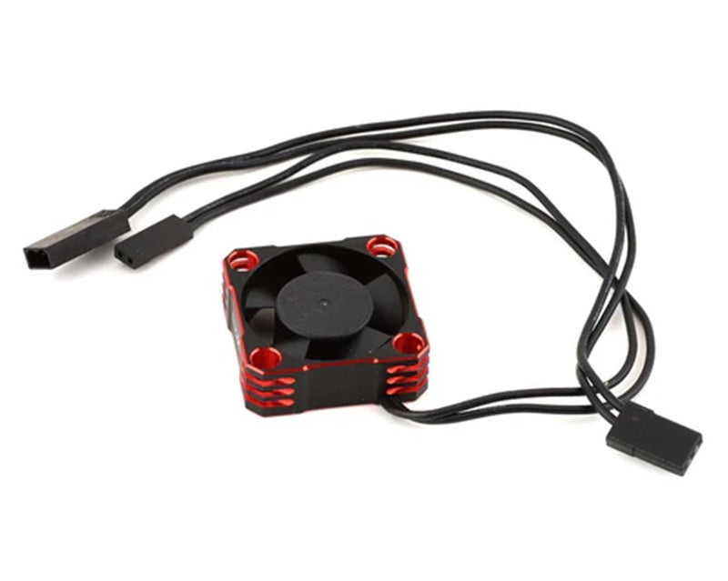 Whitz Racing Products HyperCool Aluminum Cooling Fan - 30mm - Red Hot