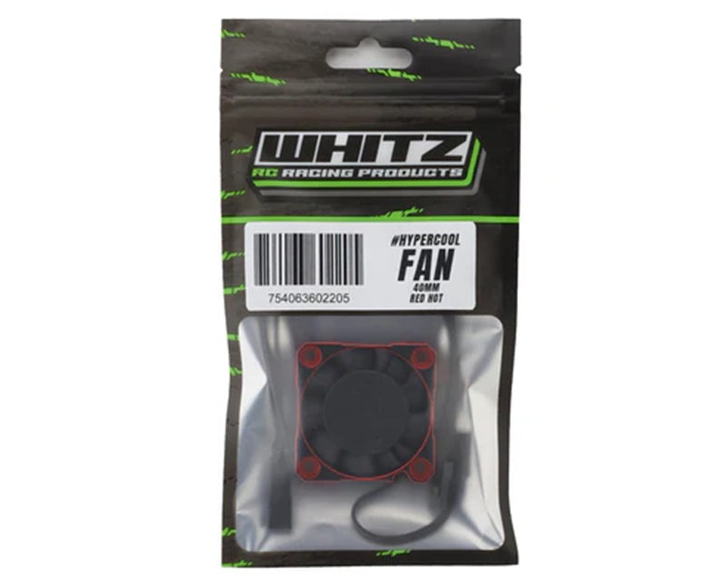 Whitz Racing Products HyperCool Aluminum Cooling Fan - 40mm - Red Hot