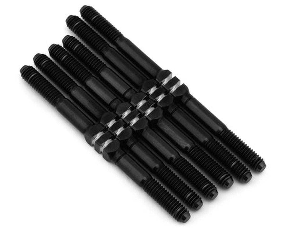 Whitz Racing Products Losi 22s DLM - HyperMax 3.5mm Titanium Turnbuckle Kit, Black RC Upgrade Part