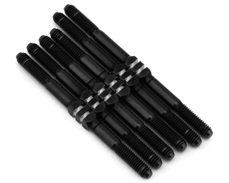 Whitz Racing TLR 22X - HyperMax 3.5mm Titanium Turnbuckle Kit, Black TLR22X-HM2