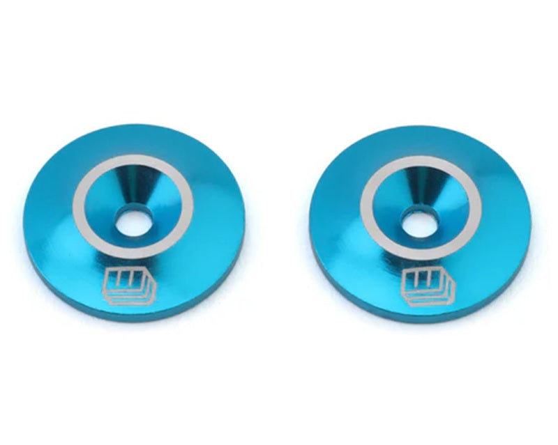 Whitz Racing Products Wing Washers / Buttons (Blue) RC Upgrade Part