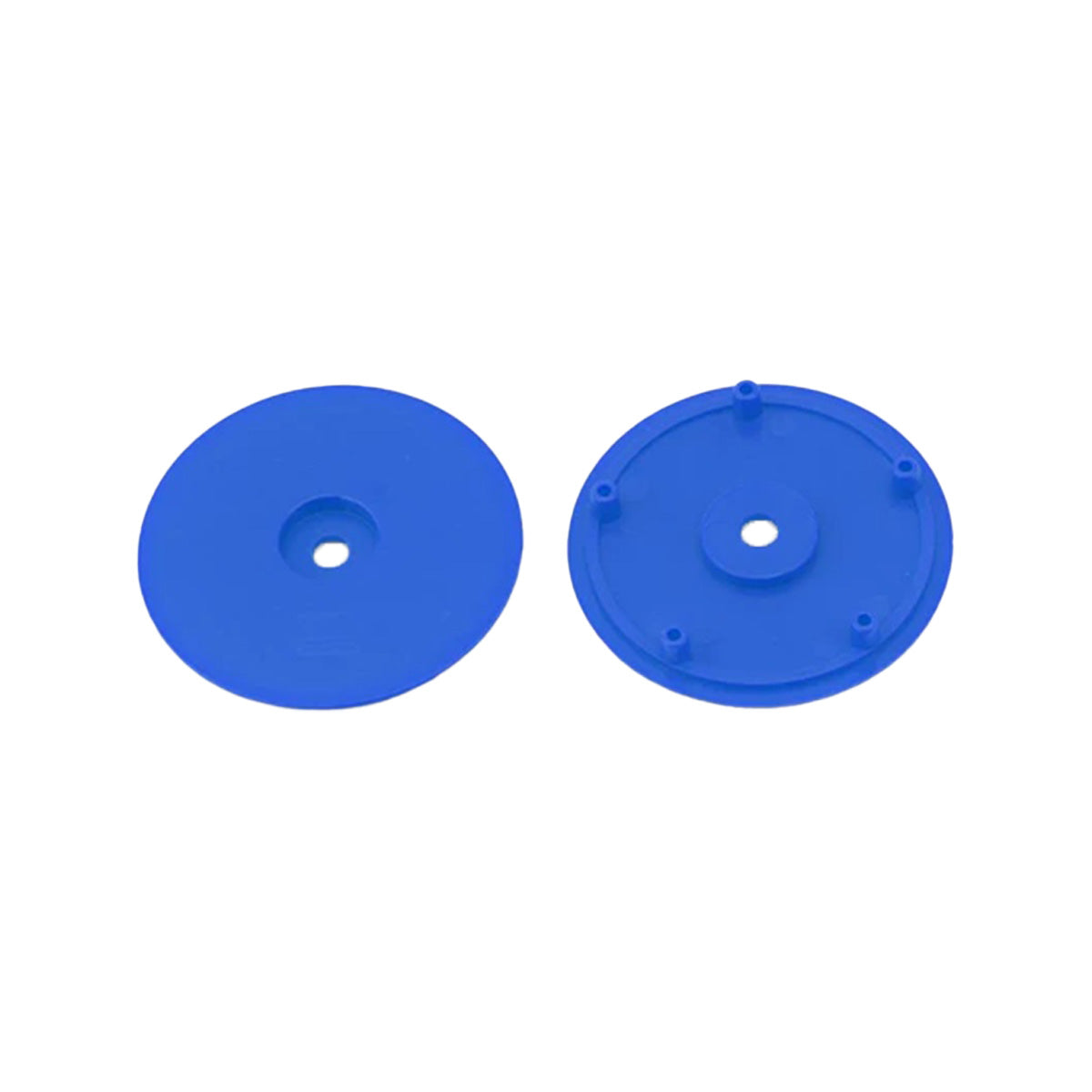 Whitz Racing Products 1/10 Whiplash Front 2.2" 12mm Sprint Car Wheels (2) (Blue)