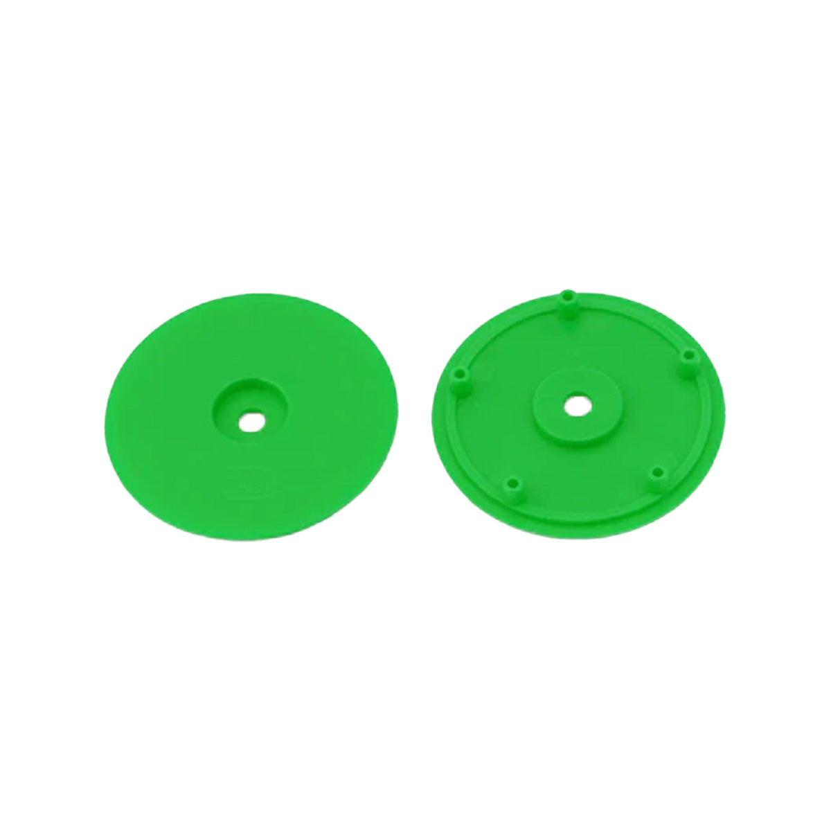 Whitz Racing Products 1/10 Whiplash Front 2.2" 12mm Sprint Car Wheels (2) (Green)