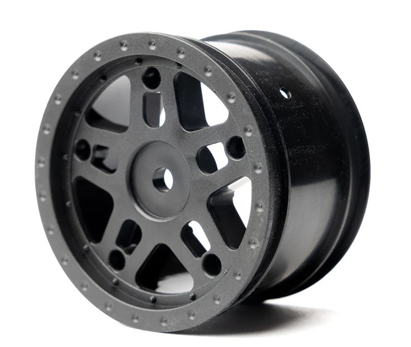 Whitz Racing Products 1/10 Whiplash Rear 2.2" 12mm Sprint Car Wheels (2) (Orange)