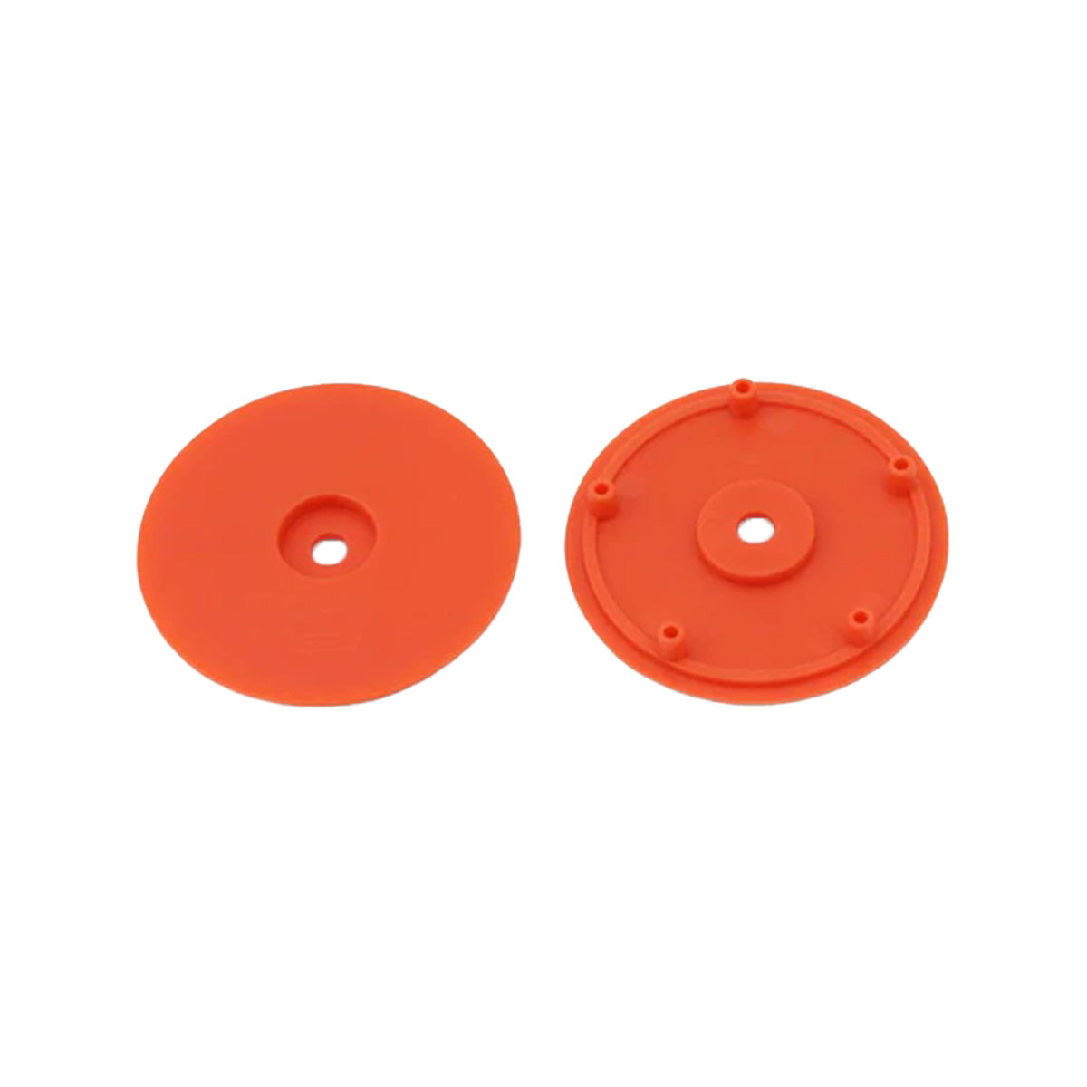 Whitz Racing Products 1/10 Whiplash Rear 2.2" 12mm Sprint Car Wheels (2) (Orange)