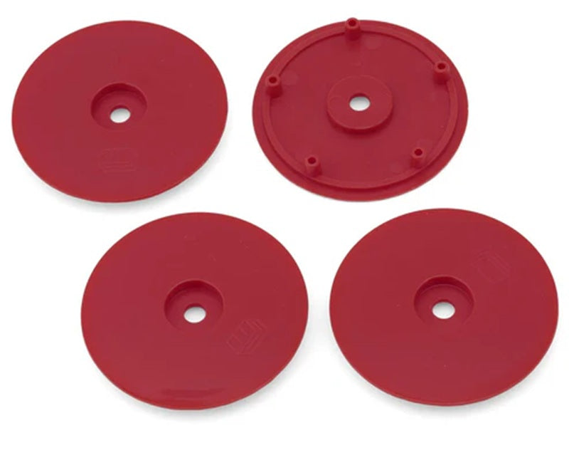 Whitz Racing Products 1/10 Whiplash Rear 2.2" 12mm Sprint Car Wheels (2) (Red)