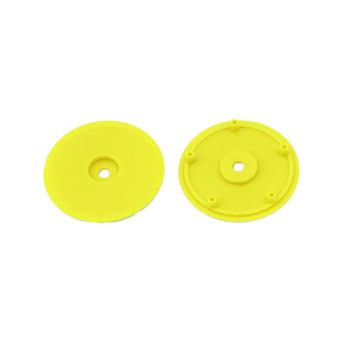 Whitz Racing Products 1/10 Whiplash Rear 2.2" 12mm Sprint Car Wheels (2) (Yellow)