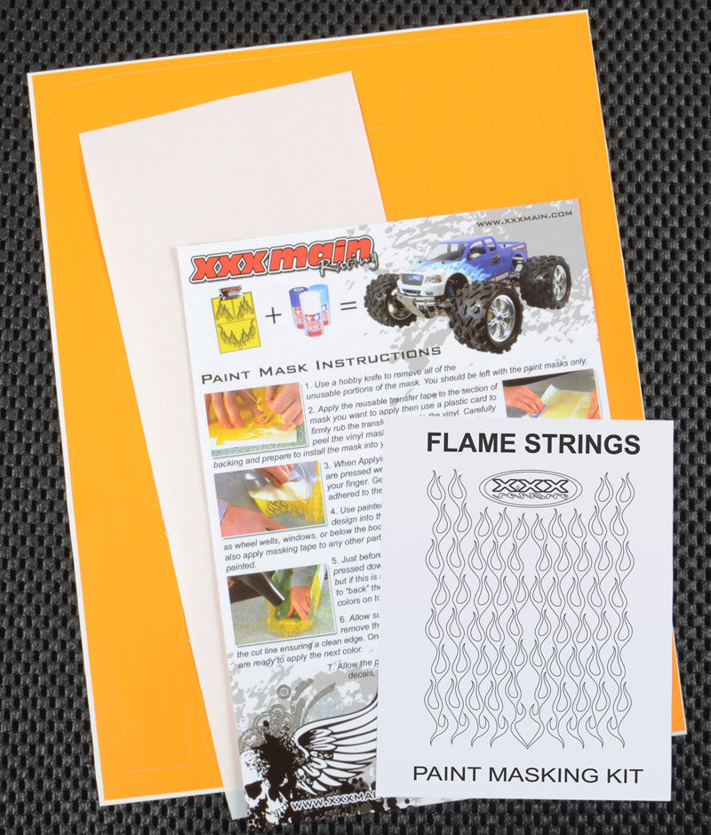 XXX Main Racing Flame Strings Paint Mask  M044L