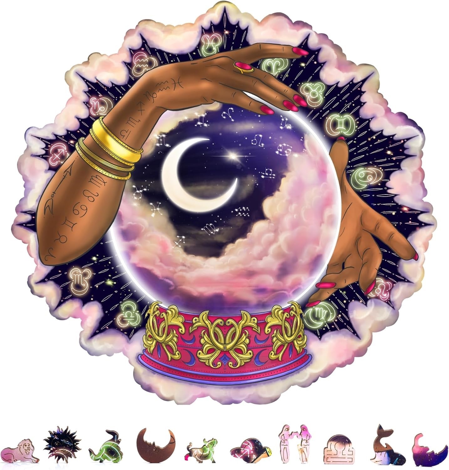 ZenChalet Puzzles Crystal Ball Wooden Jigsaw Puzzle 500 Pcs CB500