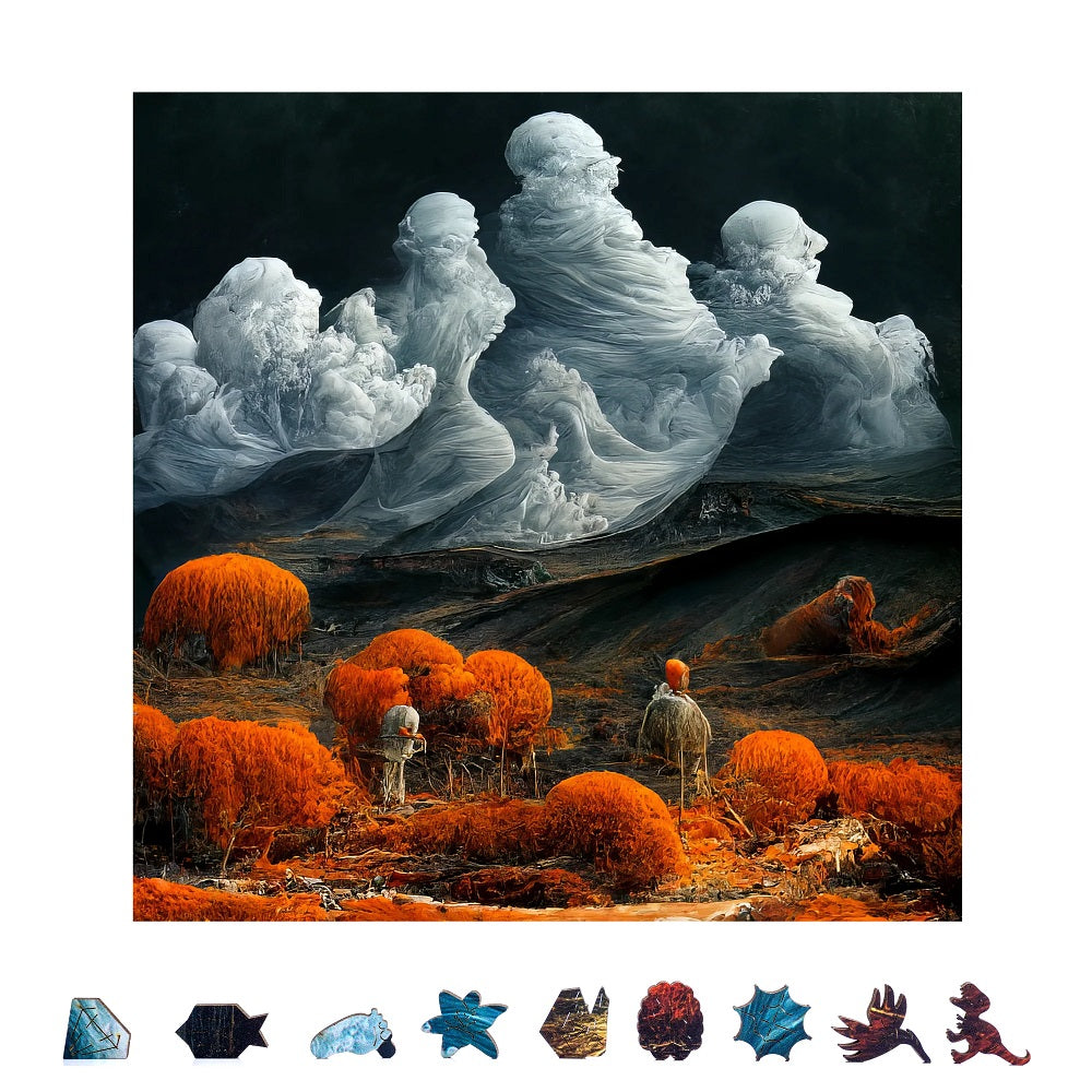 ZenChalet Puzzles Mystery Land Wooden Jigsaw Puzzle 500 pcs ML500