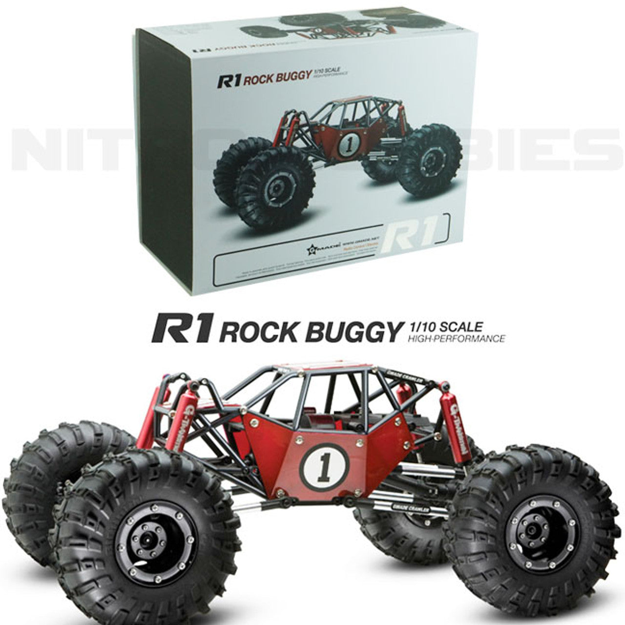 Gmade R1 Rock Crawler Buggy Kit 1/10 Scale  a Tube Frame and 4WD